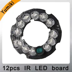 Yumiki Infrared 12 x 5 IR LED board for CCTV cameras mini camera night vision (diameter 37mm)