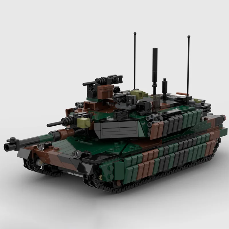 1337pcs MOC M1A2 SEP V2 Building Blocks Educational Plastic Creative STEM STEAM Learning Hands-on ability up Christmas toy Gift