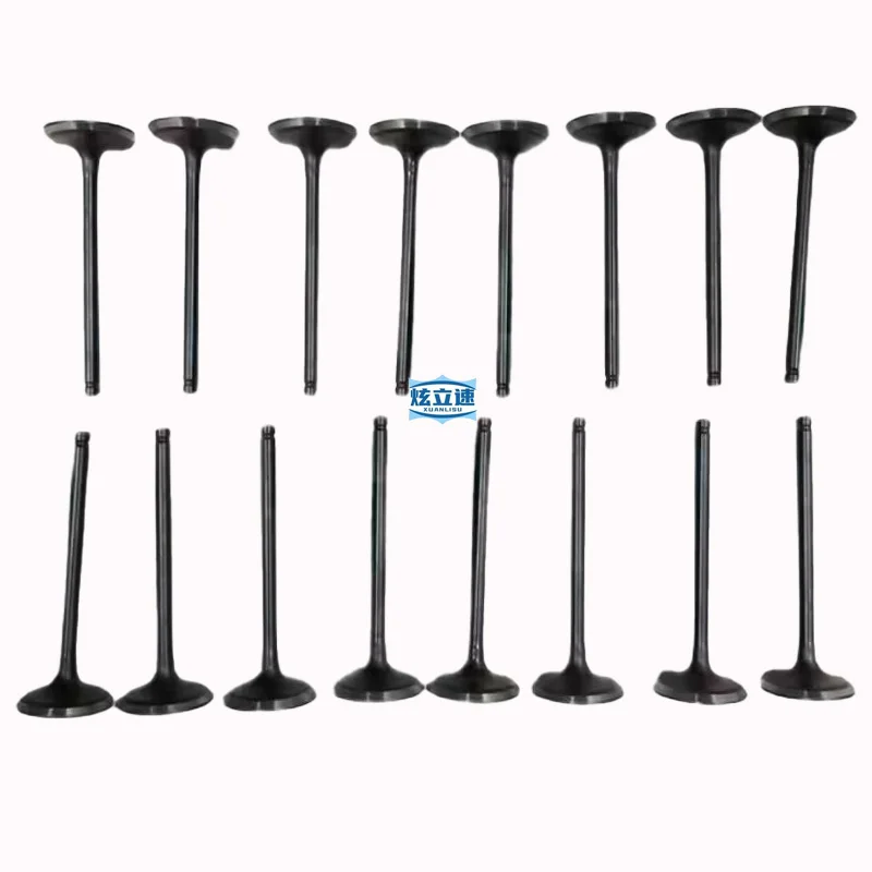 16 pieces/Geely Yuanjing Emgrand EC7 SC7 GC7 engine intake valve and exhaust valve set