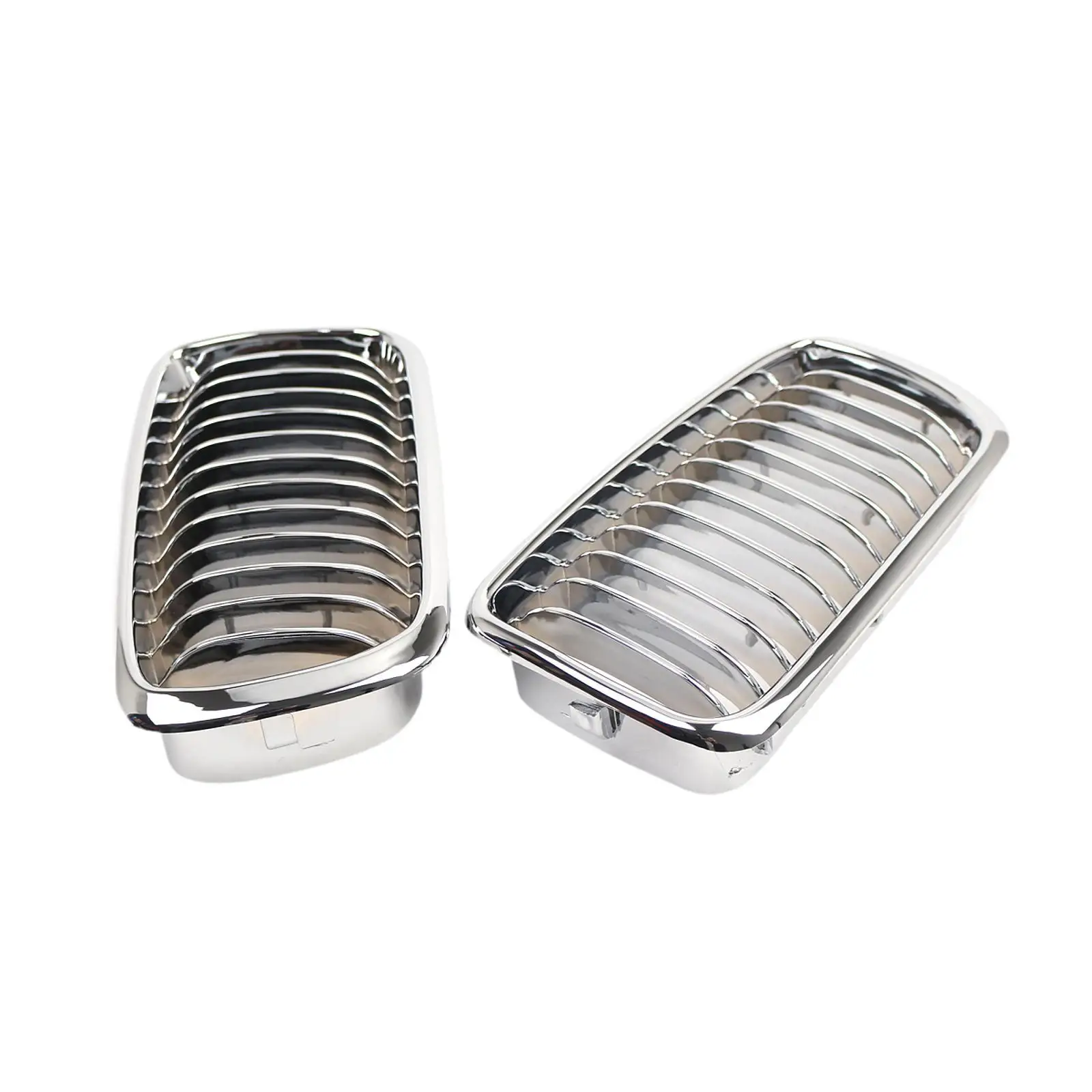 

2x Front Hood Kidney Grilles Auto Parts Vehicle Assembly Exterior Grill Covers 51138125812 for BMW E38 1999-2001 740i 740il