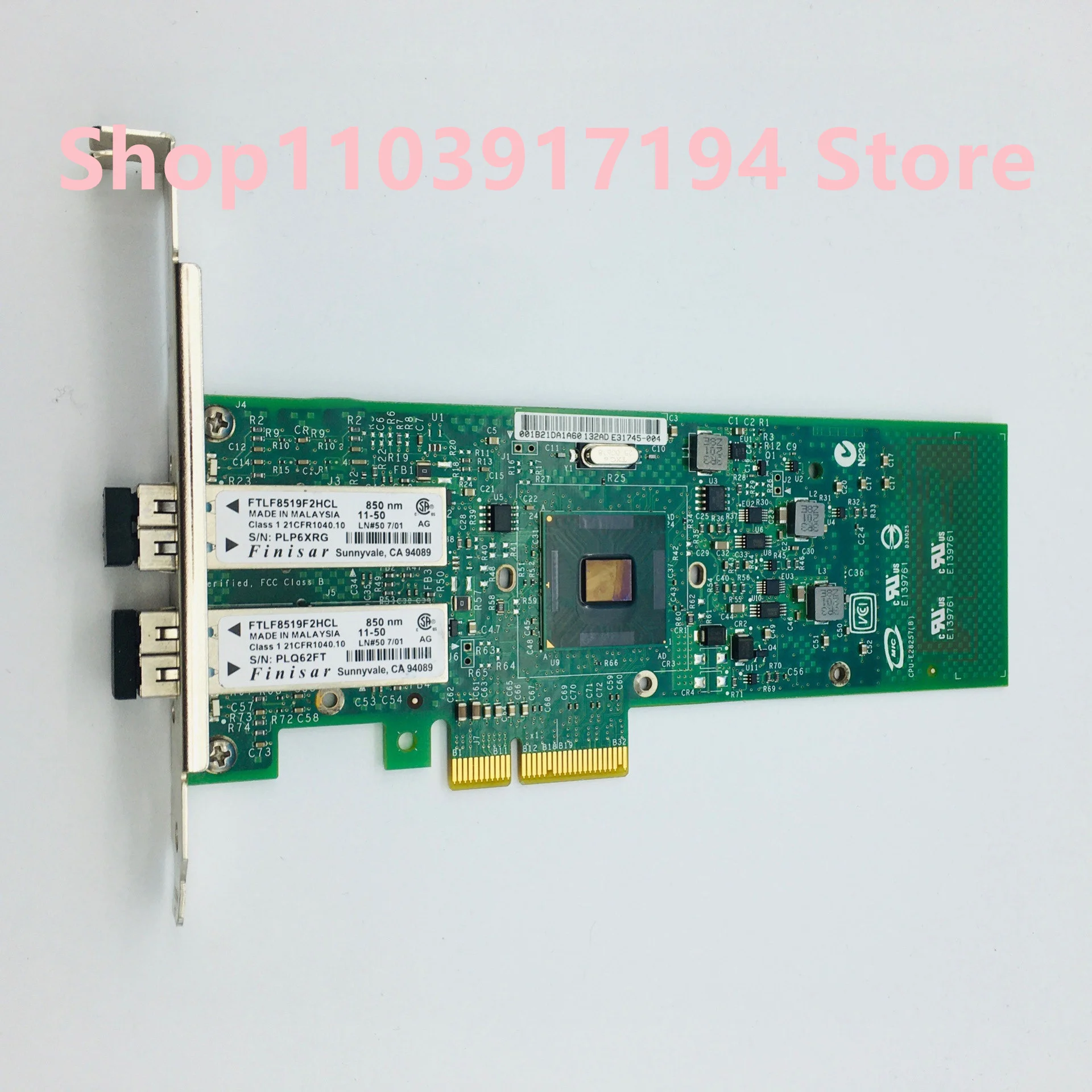 FOR Intel E1G42EF 82576 Intel E1G42EF 82576 twoport LC optical Network card E1G42EFBLKLC