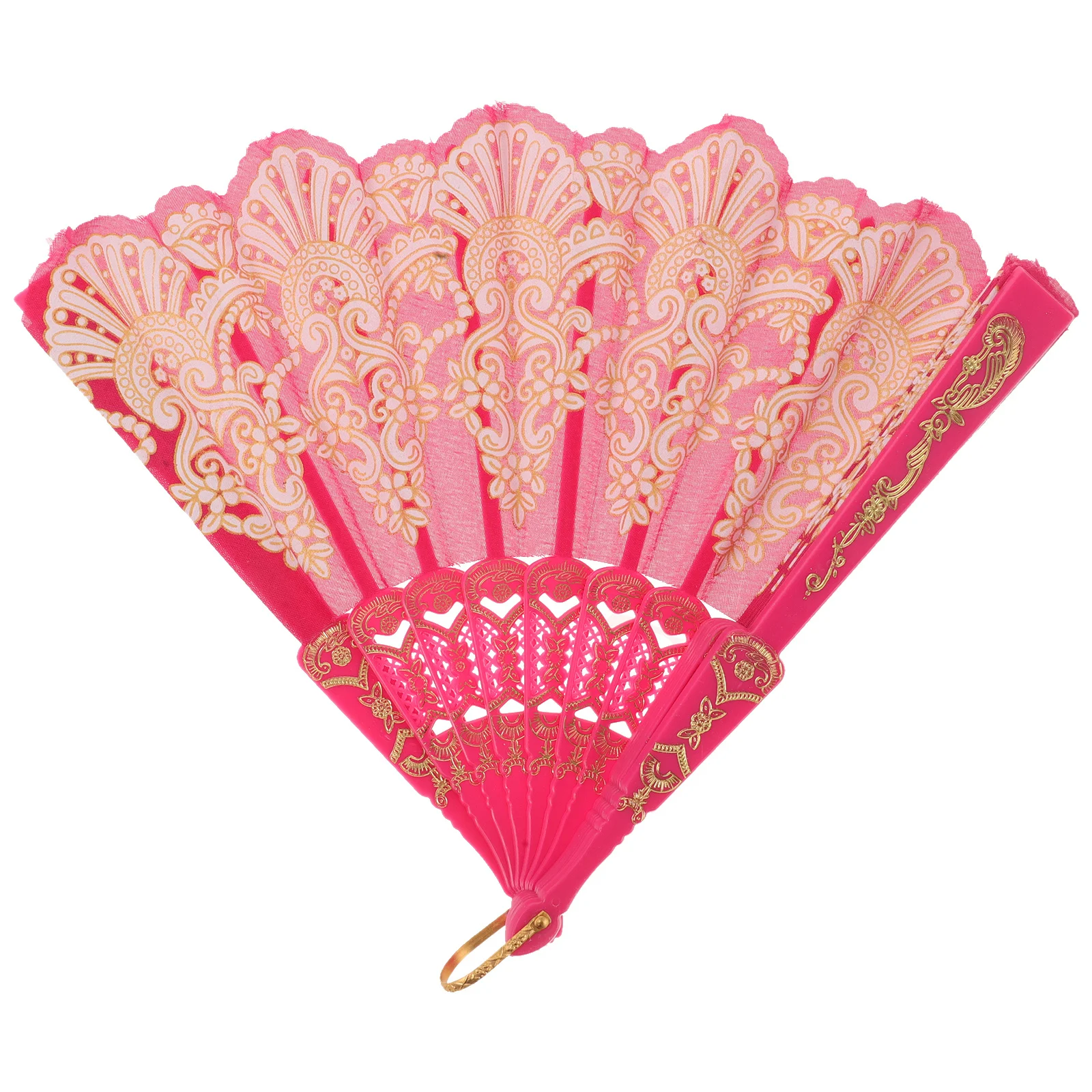 

Elegant Chinese Style Folding Fan Handcrafted Traditional Design for Formal Events Lightweight Portable Hand Fan for Women