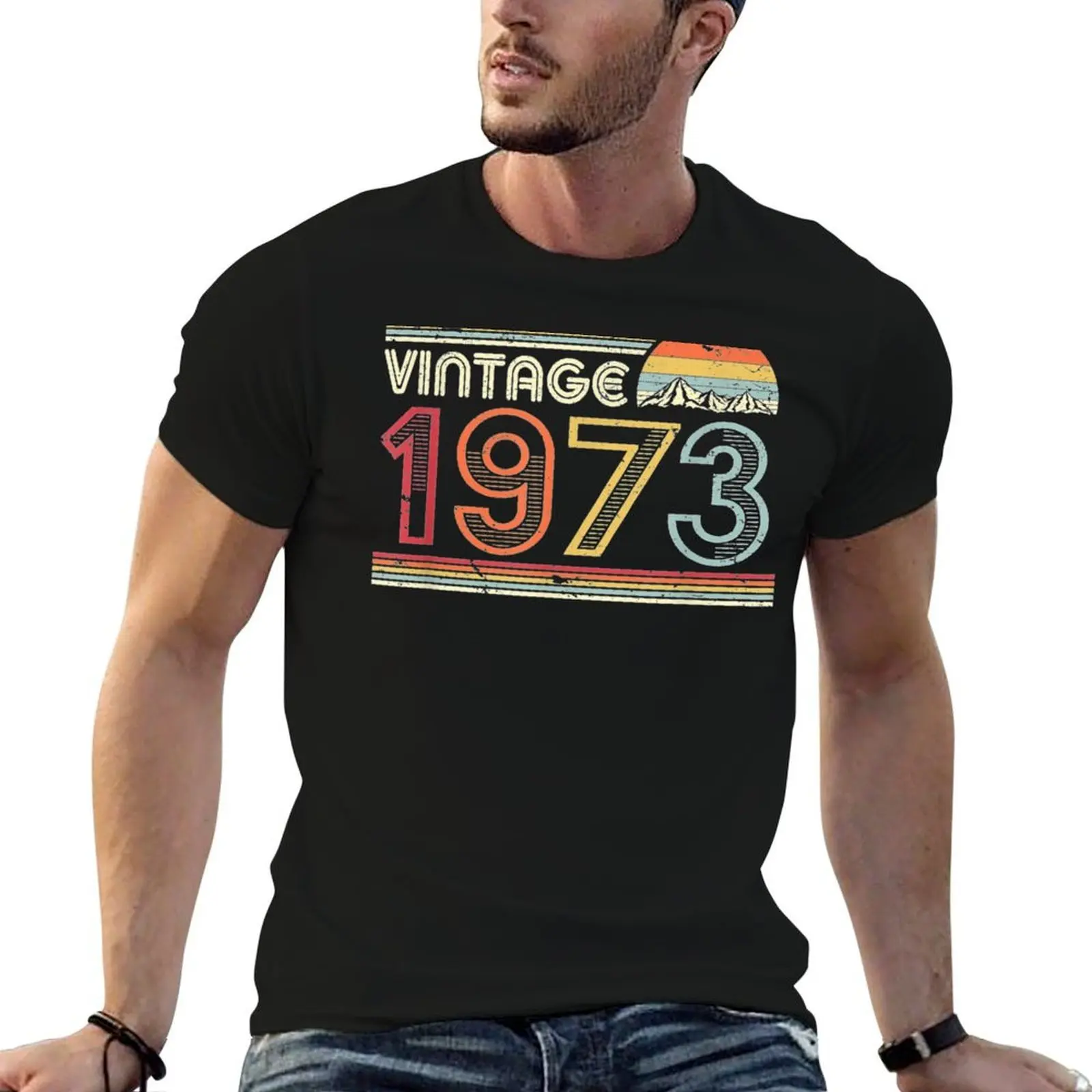 

1973 Vintage , Tee. Retro Style . T-Shirt man graphic t shirt t shirt man casual T-Shirt