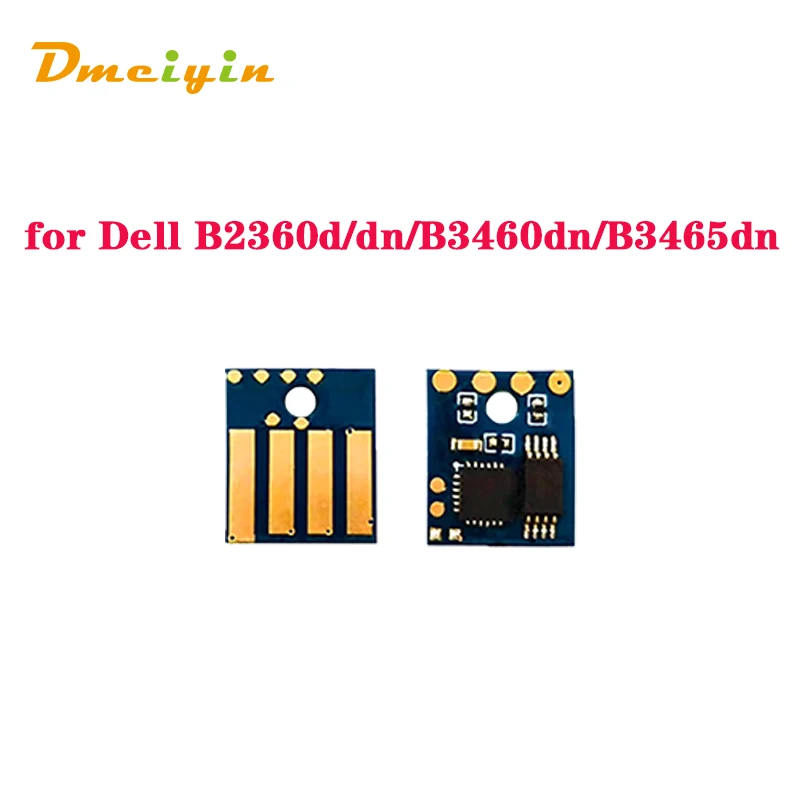 Chip de toner da versão 00v1w1w/00rgcn6/004iy1f/00m11xh/i10kram para dell b2360d/dn/b3460dn/b3465dn