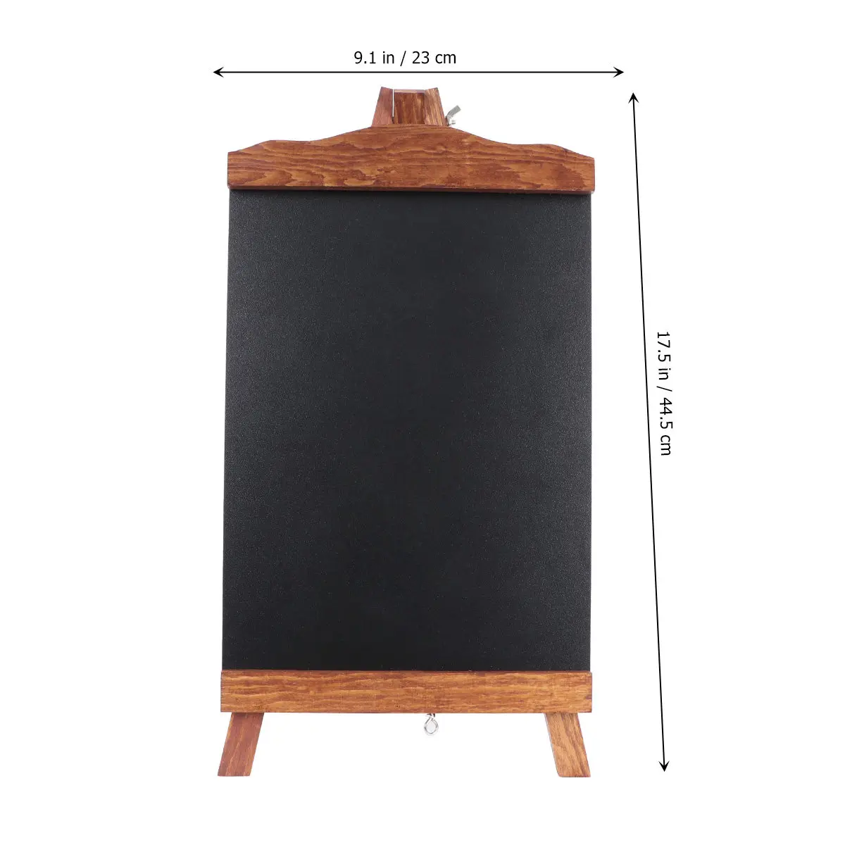 Mini Chalkboard Sign Wooden Standing Erasable Blackboard for Restaurants Cafes Crafts Message Display Retro Advertising