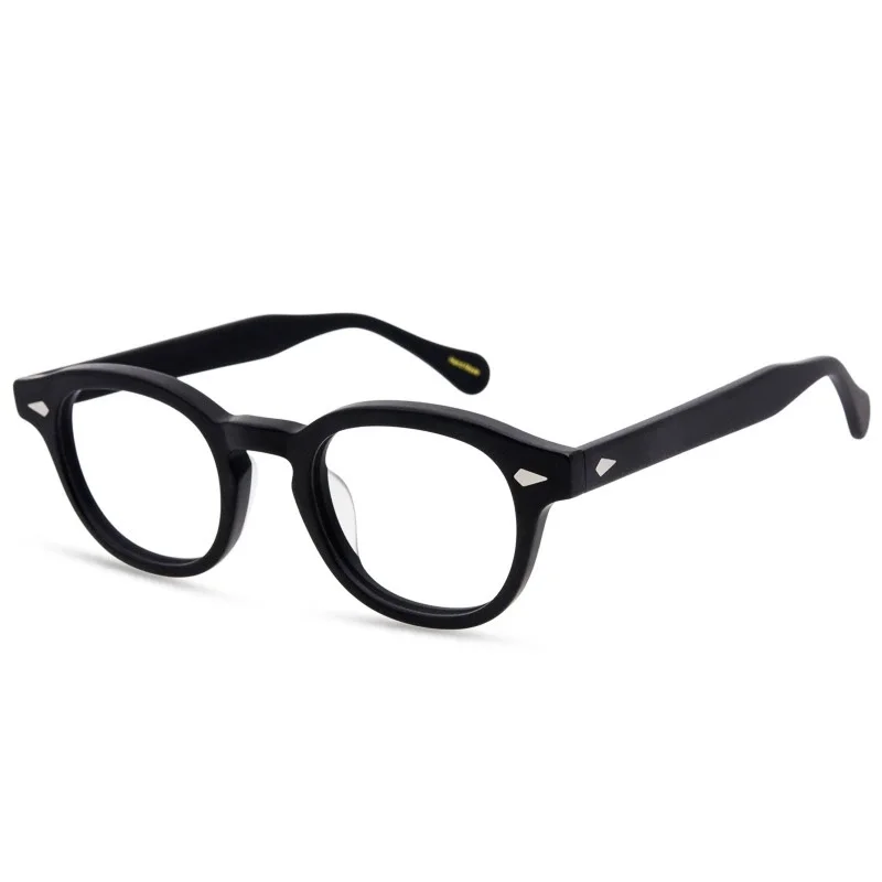 46mm Belight خلات بصرية مصنوعة يدويًا ذات جودة كلاسيكية تصميم كلاسيكي للنساء والرجال مع حافظة نظارات LEMTOSH