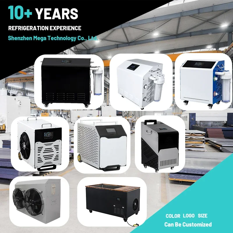 المبيعات الساخنة حمامات الجليد مبرد المياه المبردة تبريد وتدفئة مبردات حمام الثلج الباردة يغرق آلة المبرد 1000L حوض الاستحمام #5