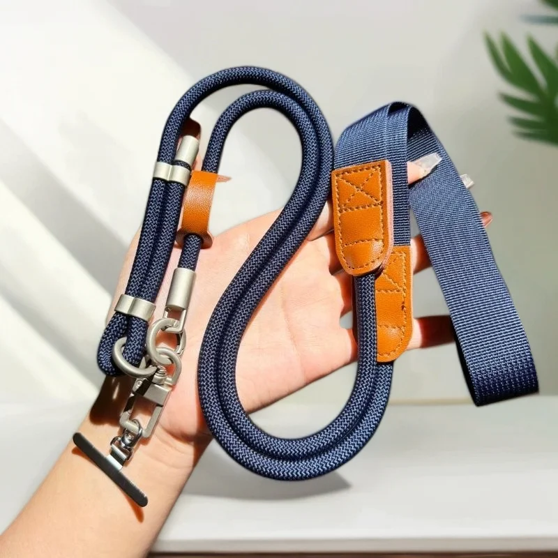 Universal Phone Lanyard with Clip Upgraded Anti-Drop 360° Rotation Adjustable Neck/Crossbody Strap for All Phone Cases