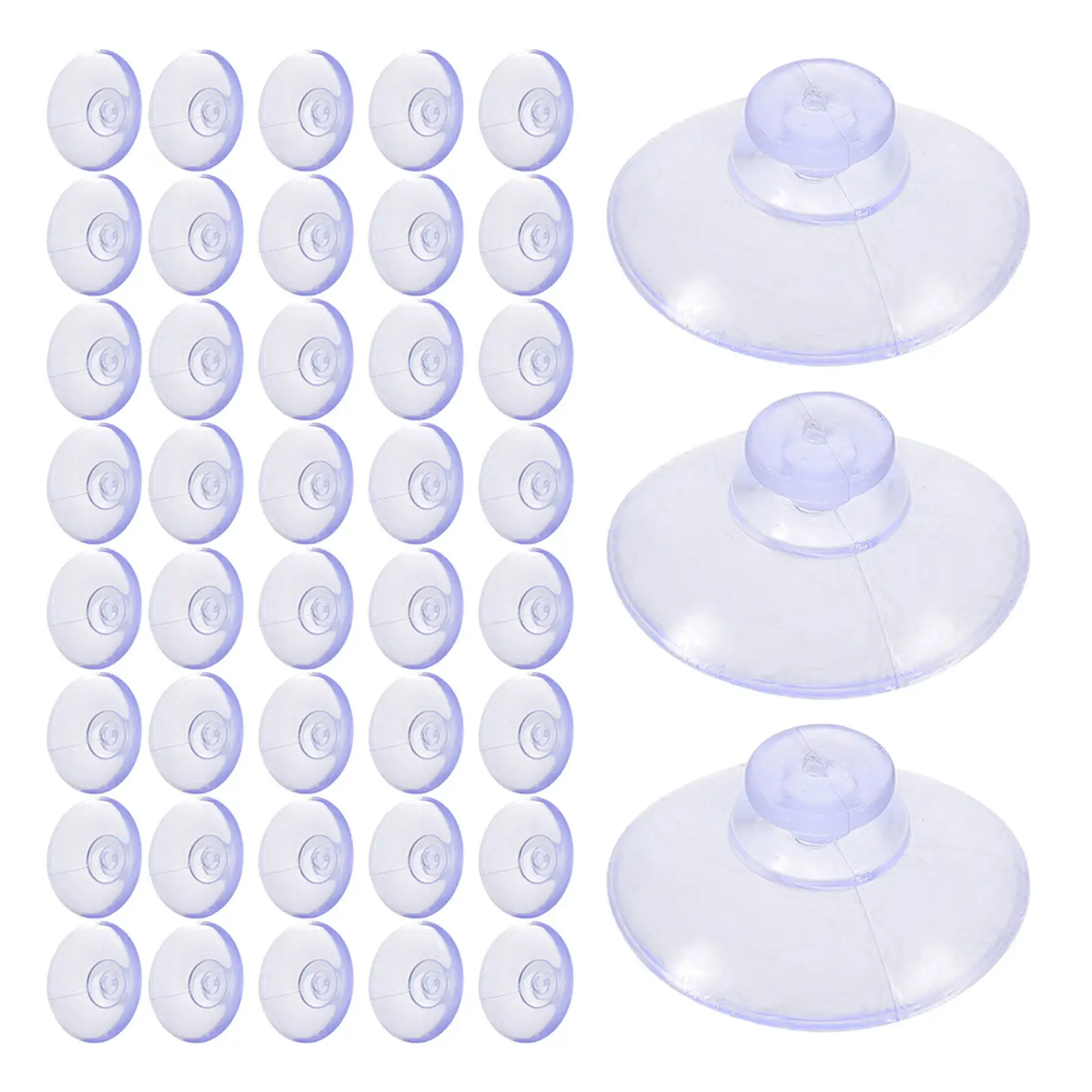 

300 шт. прозрачных присосок 20 мм для стеклянных столов и окон, прозрачные противоударные крючки, маленькие многоразовые крепежные подушечки, оптом