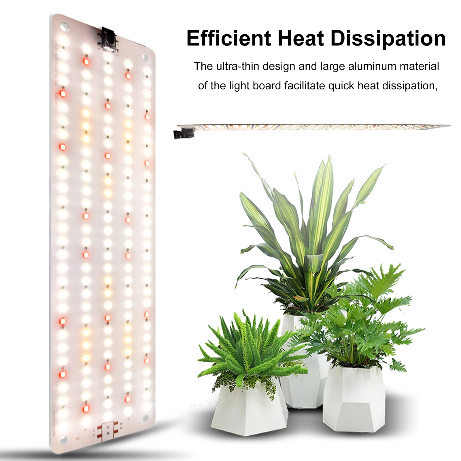 

Полноспектральная светодиодная панель для роста растений, дополнительная лампа для комнатных растений, лампа для выращивания рассады, световая панель для растений с 3/6/12 светодиодами