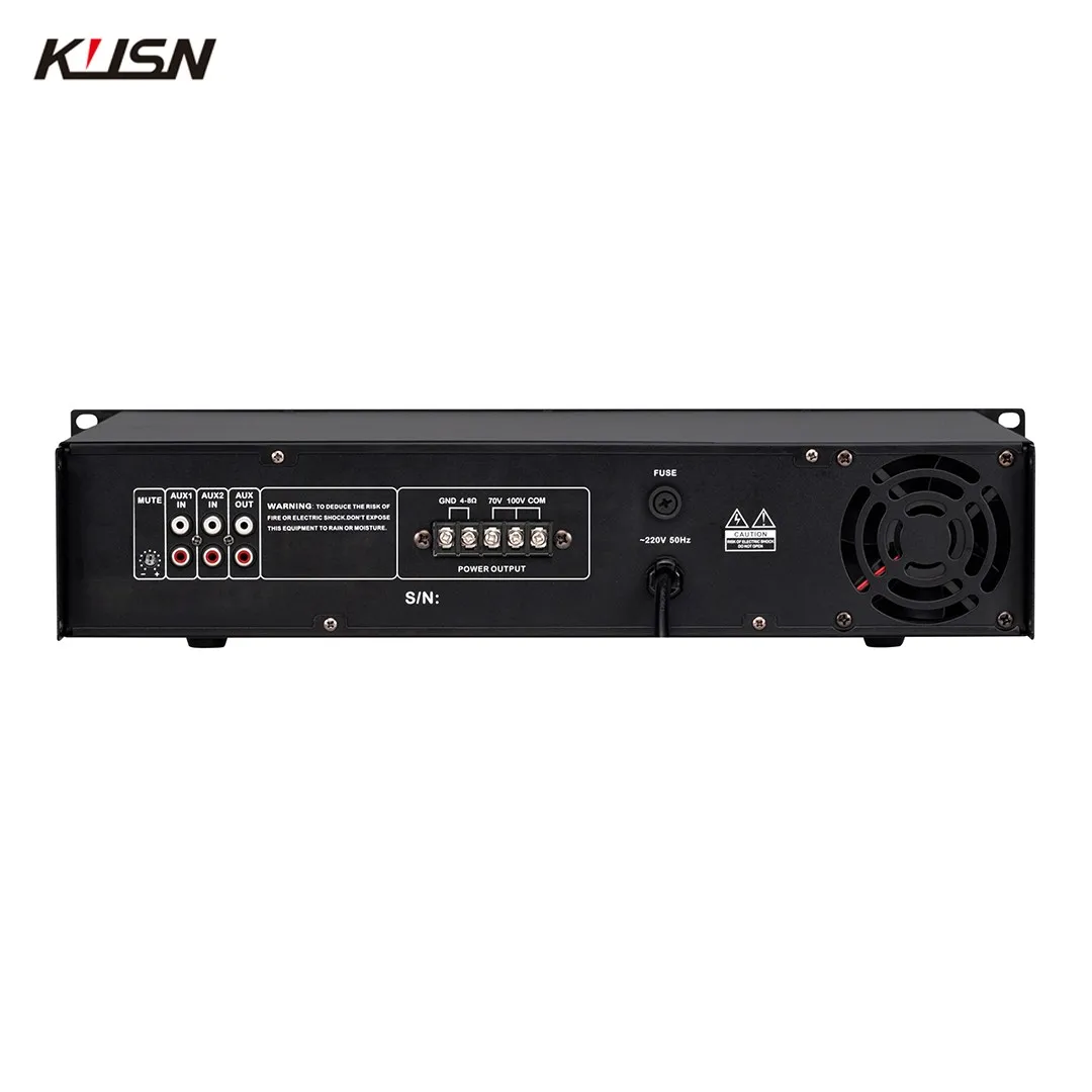 2U OEM/ODM 80W مجتمعة الجهد المستمر خلاط مكبر كهربائي للمنزل والمكتب والمدرسة PA نظام