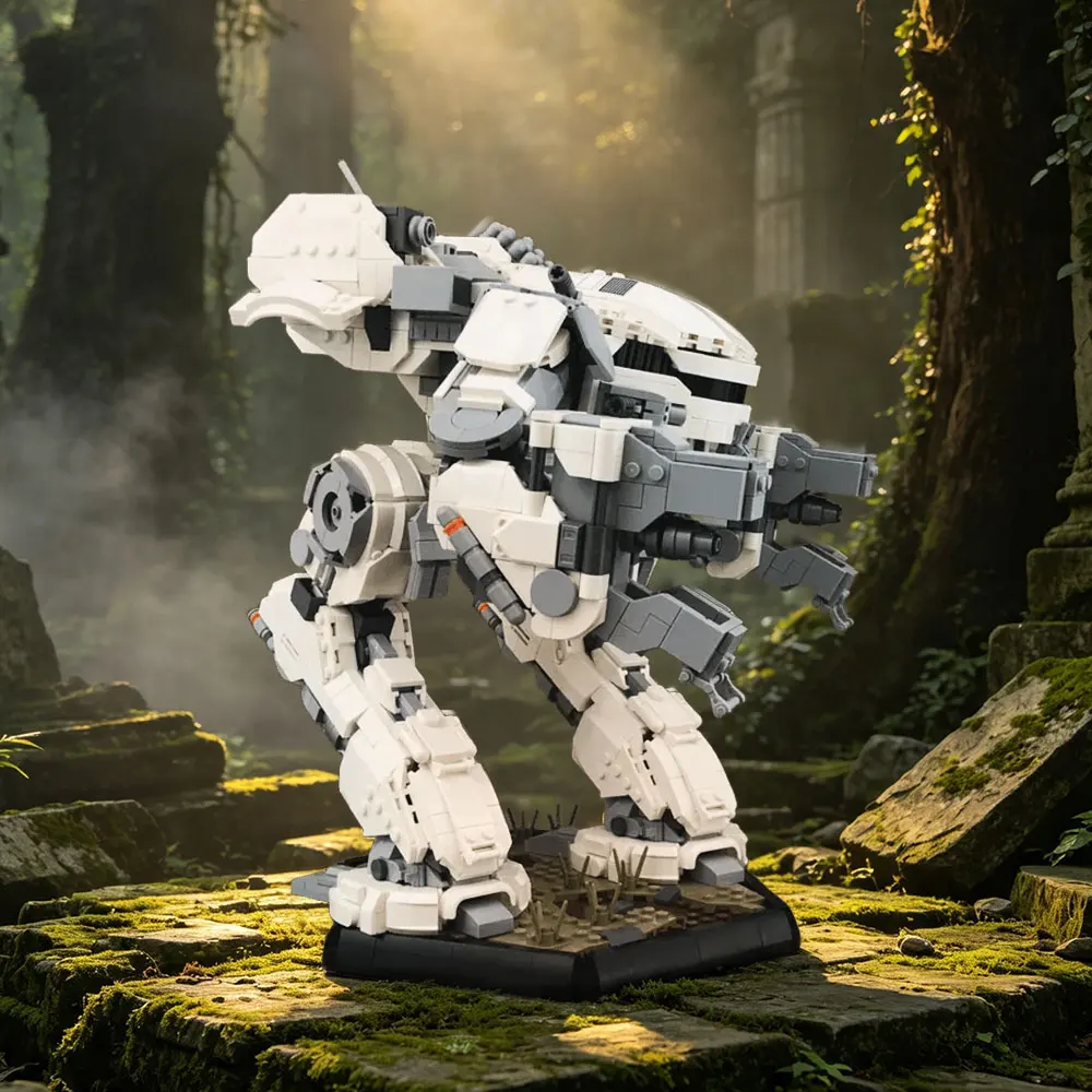 MOC Battletech King Crab Mech Building Blocks Kit Sci-Fi Game Heavy-Duty Mechwarrior Home Decor Bricks Toy Adult Gift