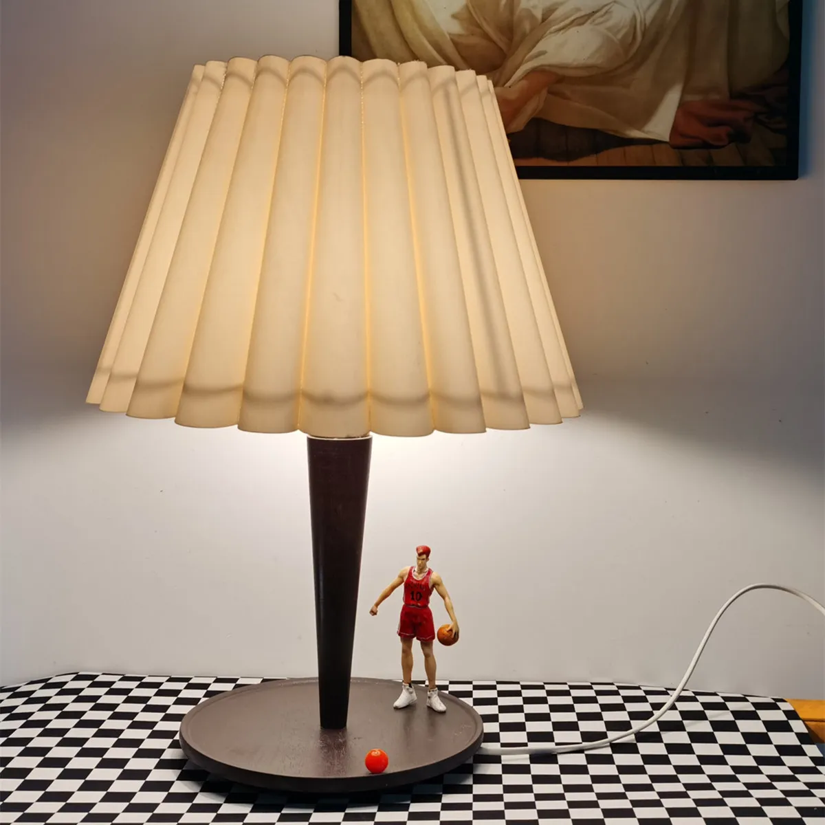 E26 E27 Drum Petal Table Lamp Shade Replacement Fabric Fits Clip On Lampshade Small Lamp Shade for Bedroom Home Office