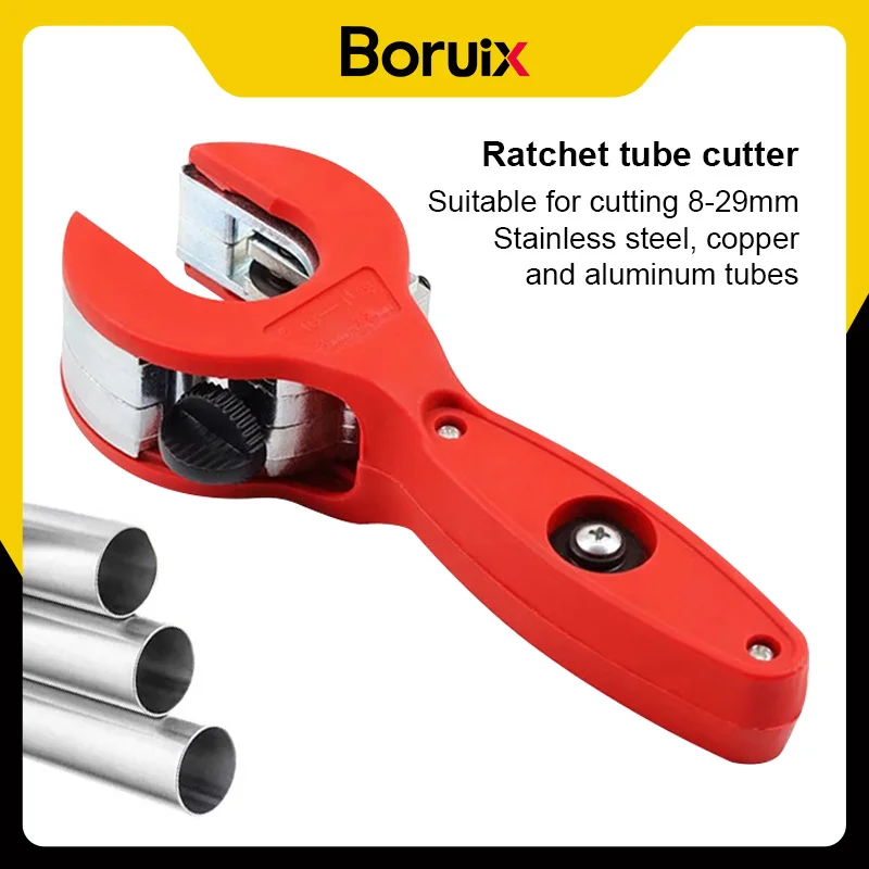 

1pcs Hand Tools Tube Pipe Cutter Ratchet Scissors for Cutting 8-29mm Stainless Steel Copper Aluminium Ratchet PVC PP PU PE Hose
