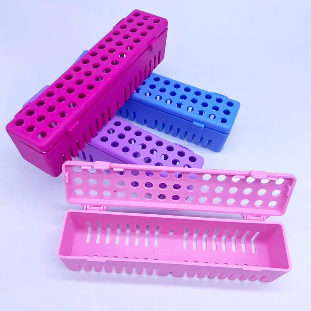 

Пластиковый контейнер для дезинфекции стоматологических инструментов с перфорацией, безопасный стерилизационный бокс для автоклавирования, лоток для дезинфекции стоматологических инструментов