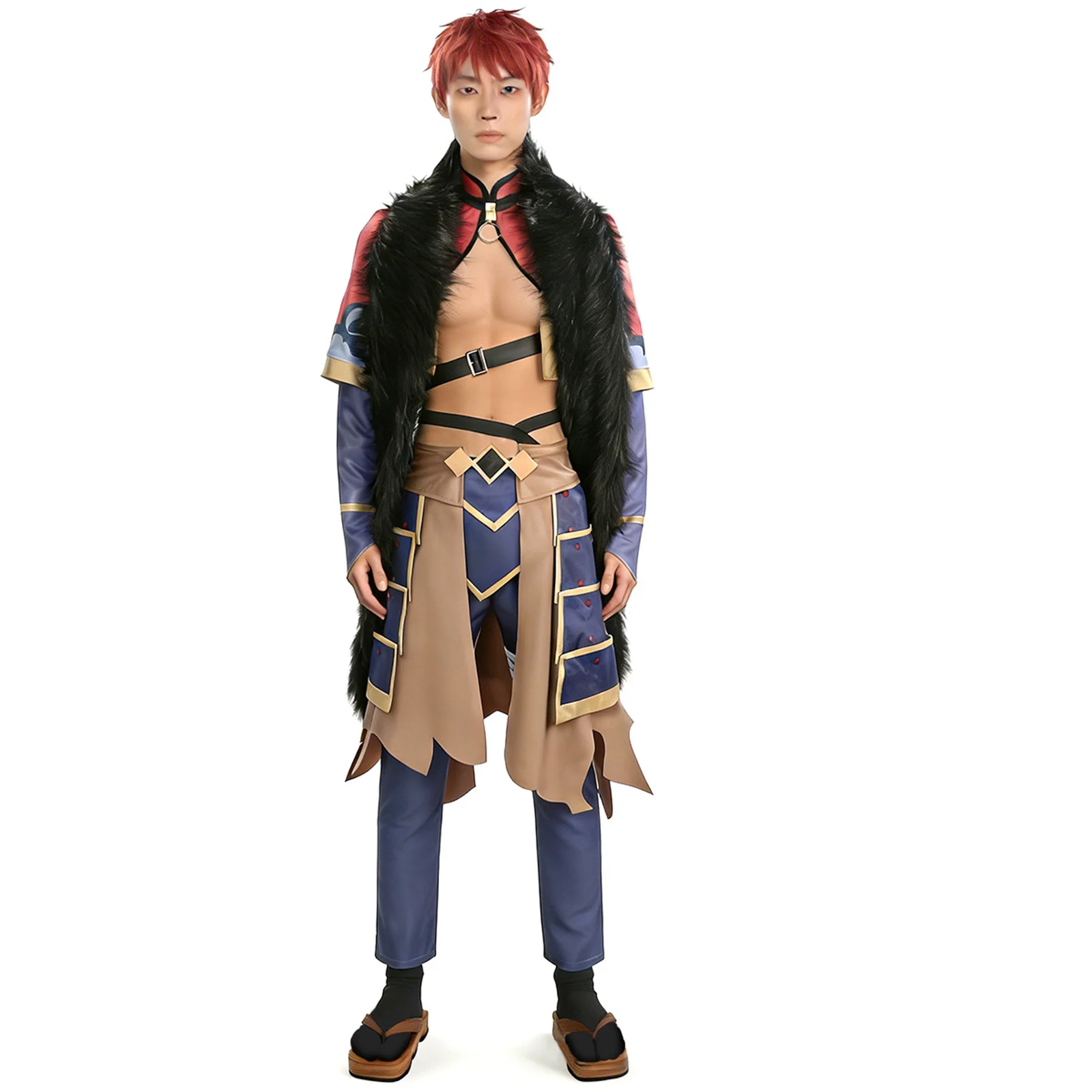 

Fantasia Anime Chou Kaguya Hime Mikado Akira Cosplay Cape Outfit Men Cloak Disfraz Costume Male Halloween Carnival Party Suit