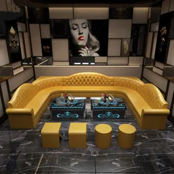 Custom high quality fashion leather cheongsam VIP sofa bar furniture ciuzsofa night club furniture