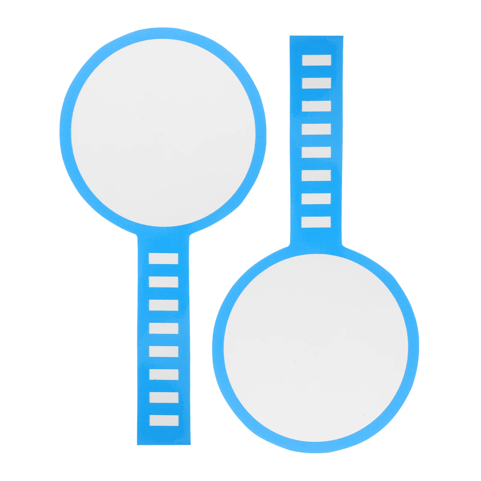 

2Pcs Handheld Whiteboard Dry Erase Paddle for Classroom Voting Teacher Reusable Paddles Portable Events Event Paddles