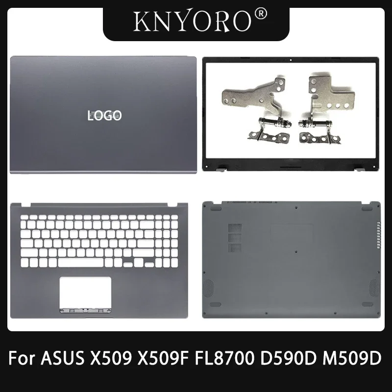 

NEW Original For ASUS X509 X509F FL8700 D590D M509D Y5100 Y5200F Laptop LCD Back Cover Front Bezel Upper Case Bottom Cover Hinge