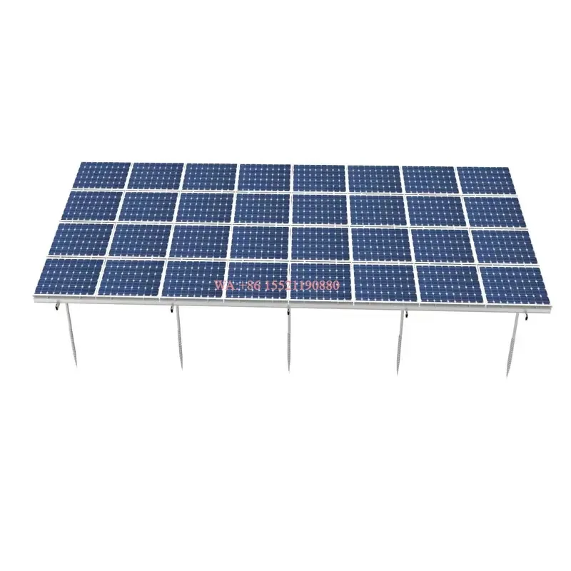 wmwmnu for Special Hot Selling a Type Metal Aluminum Solar Panel Ground Mounting System