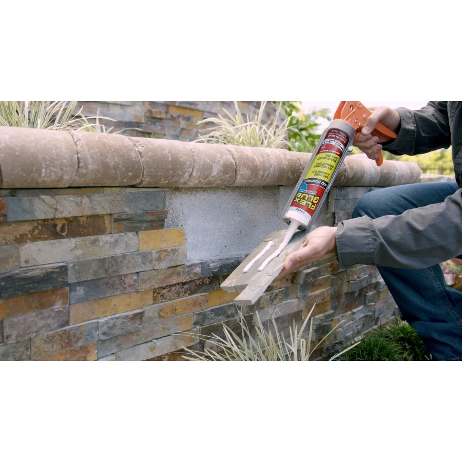 Strong Rubberized Waterproof Adhesive Pro Formula 10 oz White