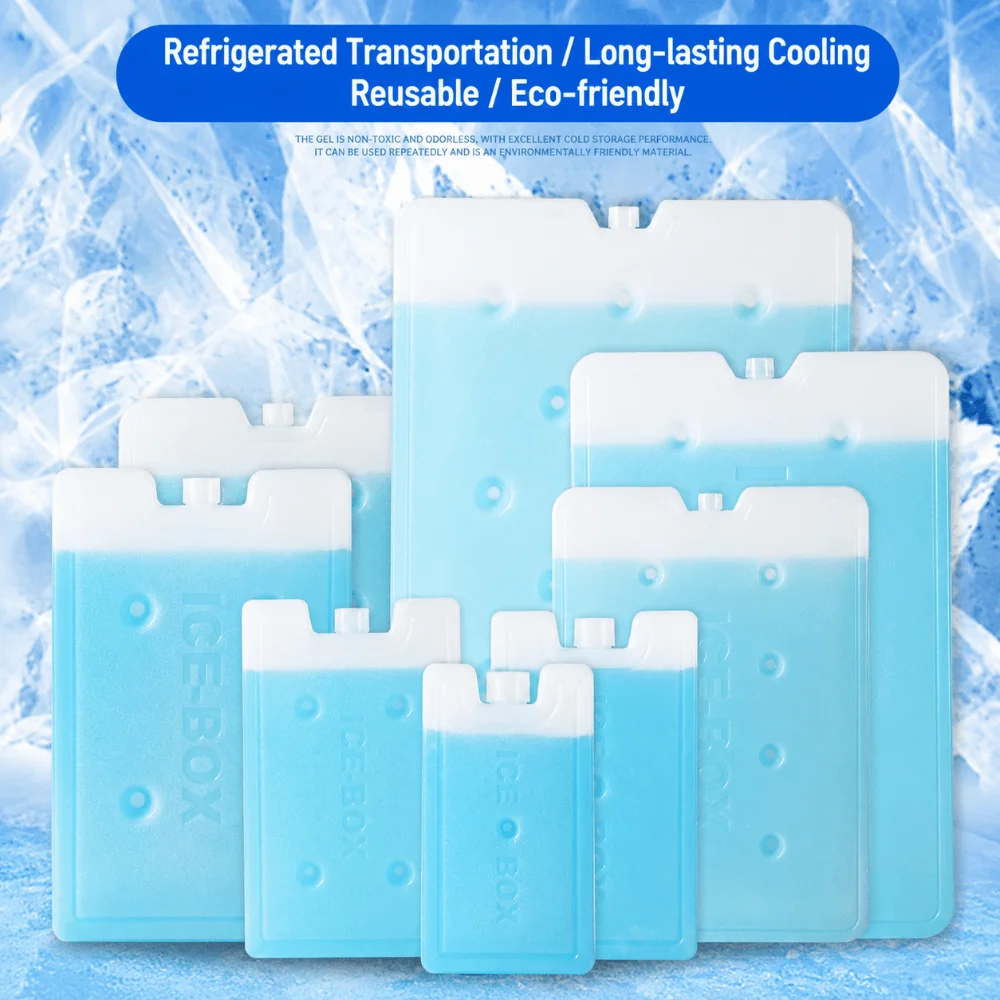 Reusable Reusable Ice Packs Fresh-Keeping Cold Chain Transportation Cooler Ice Pack Ice Crystal Box Air Conditioning Fan