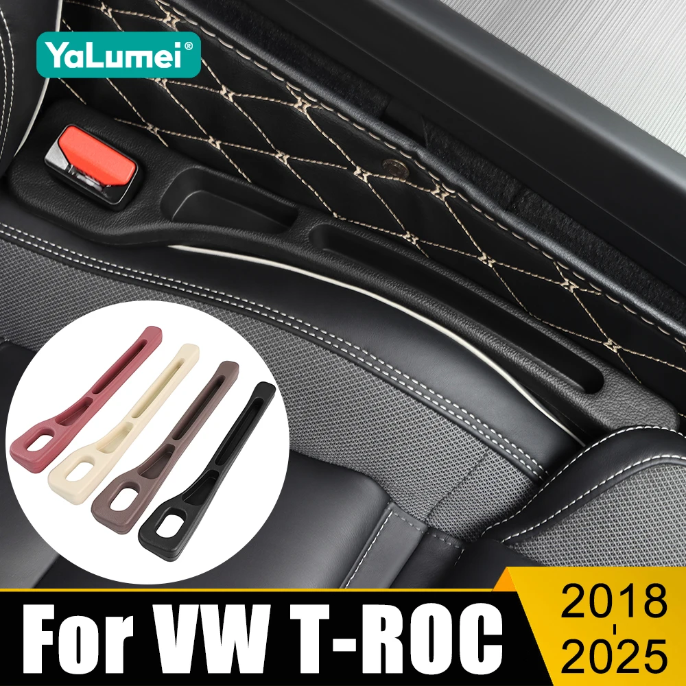 

For Volkswagen VW T-ROC TROC 2018 2019 2020 2021 2022 2023 2024 2025 Car Seat Gap Anti-leak Stopper Strip Storage Organizer