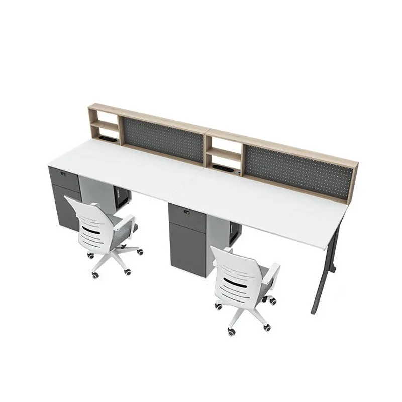 Modern simple staff desk staff seat computer desk office furniture company staff office desk and chair combination