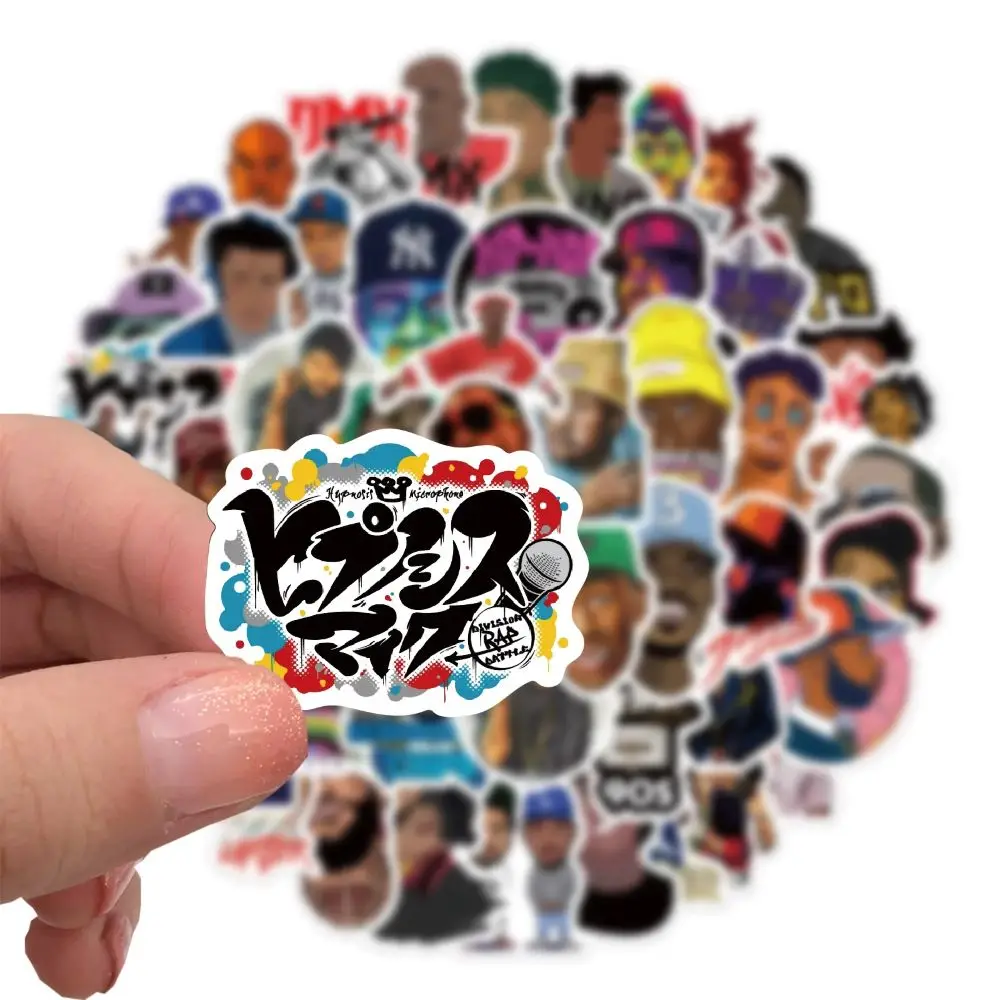 10/30/64PCS Mix Rapper Hip Hop Singer Cartoon Stickers DIY Suitcase Fridge Phone Laptop Guitar Car Graffiti Cool Decal Sticker