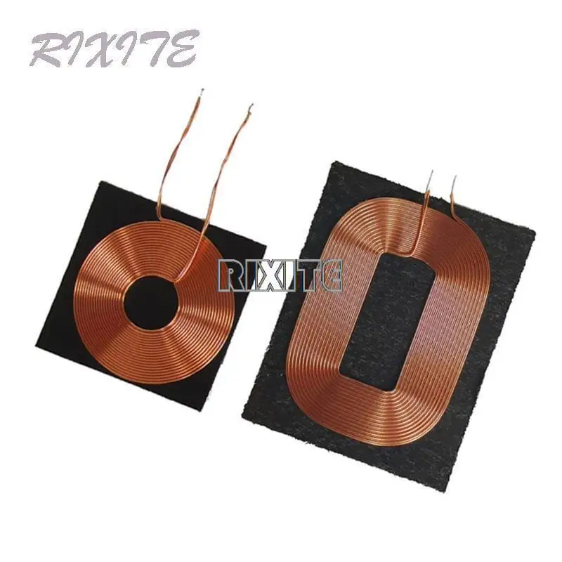 Standard Wireless Charger Receiver Coil Copper PCBA Circuit Coil Square Round Shape Universal Charging Receiver Coil DIY Kit