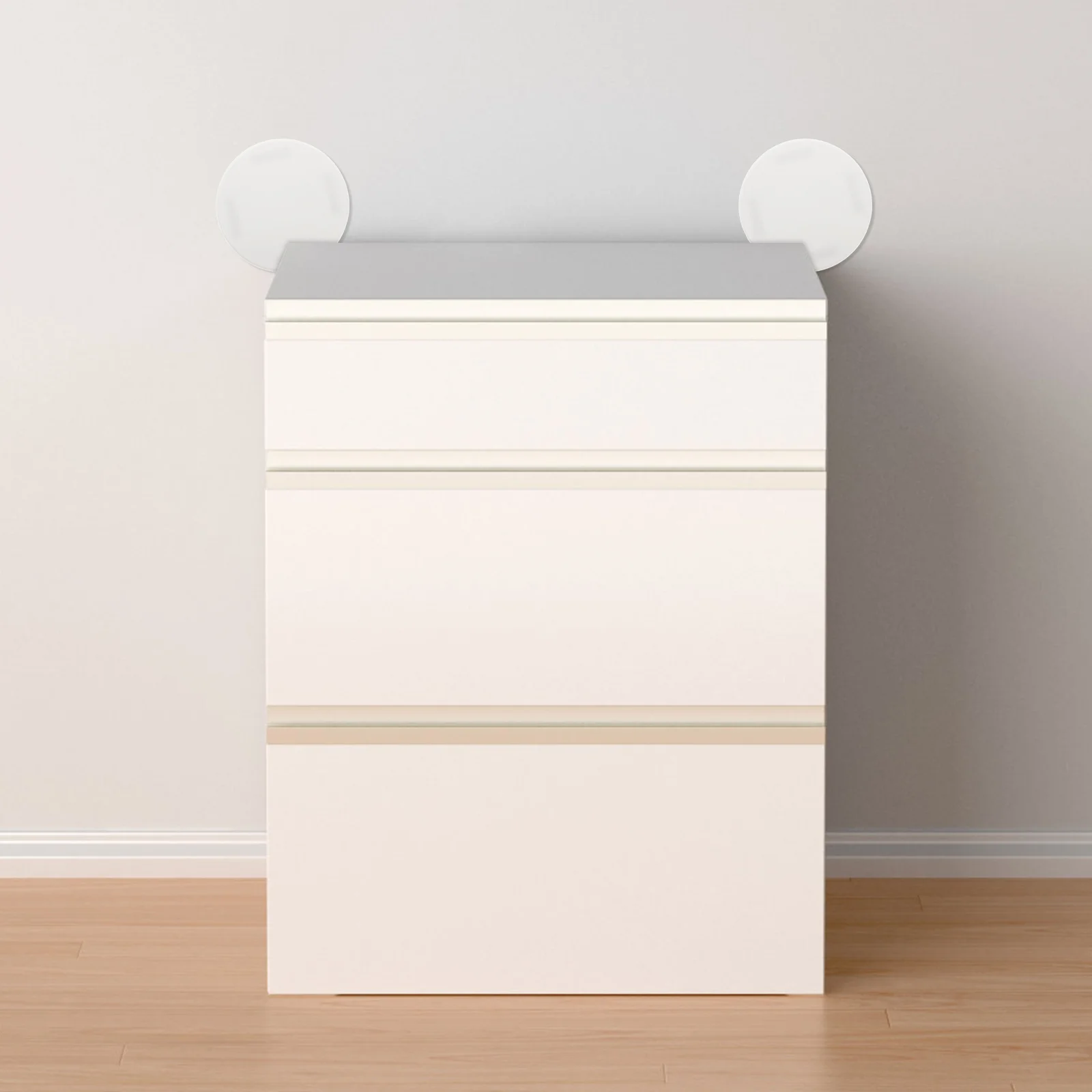 

5Pcs Door Handle Wall Protector Plastic Soft Anti-Collision Pads Noise Reduction Door Stopper Bumper Guards for Walls