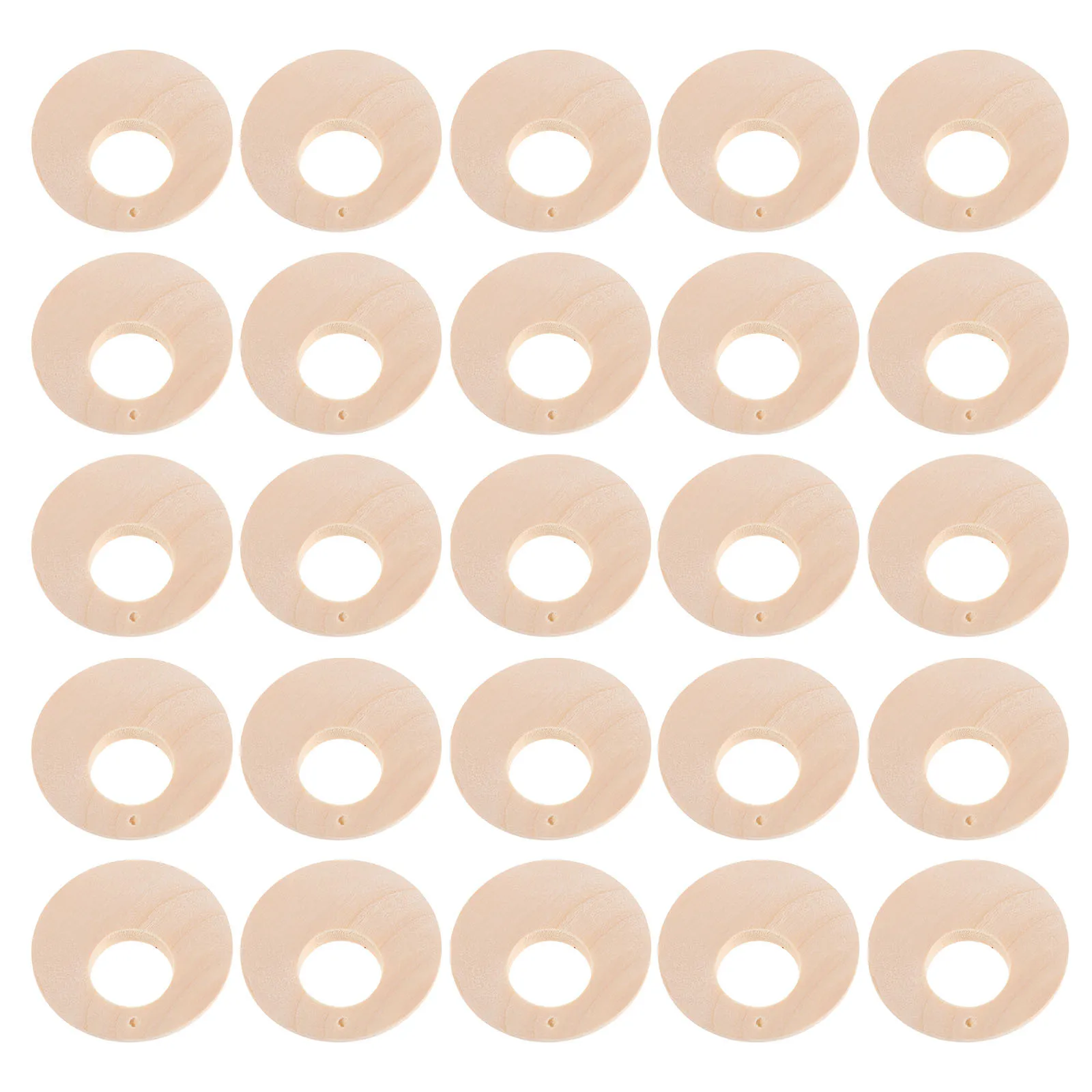 

50Pcs 40mm Rustic Wood Slices Unfinished Earrings Blanks for DIY Craft Projects Elegant Stud Earrings Making Supplies