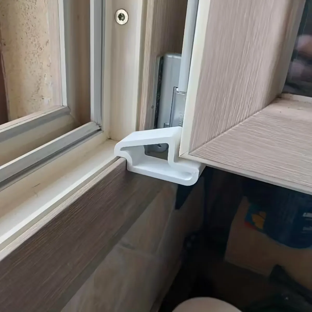 Thickened Window Stopper Anti Slip Design Durable Plastic for Door and Window Security Window Draft Stopper Home Improvement
