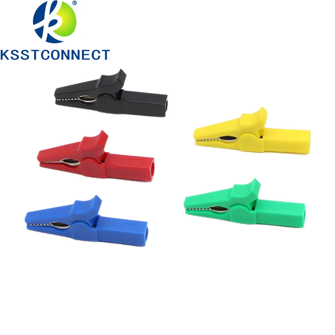 J60037 Insulation Alligator Clips Metal Crocodile Clamp Test Accessories DIY Electrical Tools
