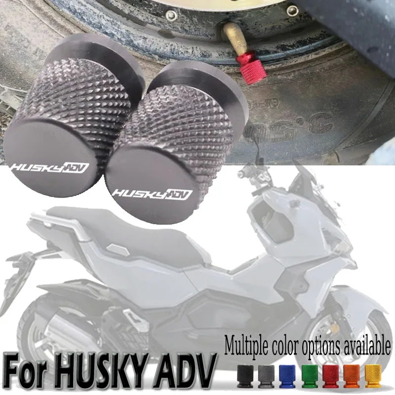 

For SYM HUSKYADV150 HUSKY ADV150 ADV 150 Motorcycle Tire Valve Air Port Stem Cover Cap Plug CNC Accessories DS800X LOGO