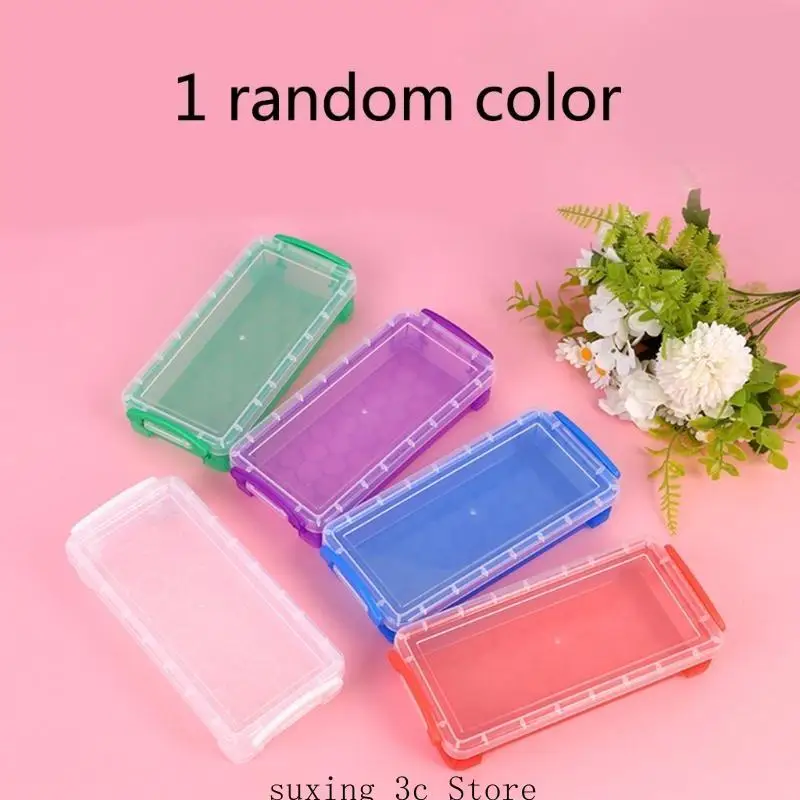 E8Be Multifunktionsstiftfall Fall Hochkapazität Stifthülle wasserfeste klare Stiftbox