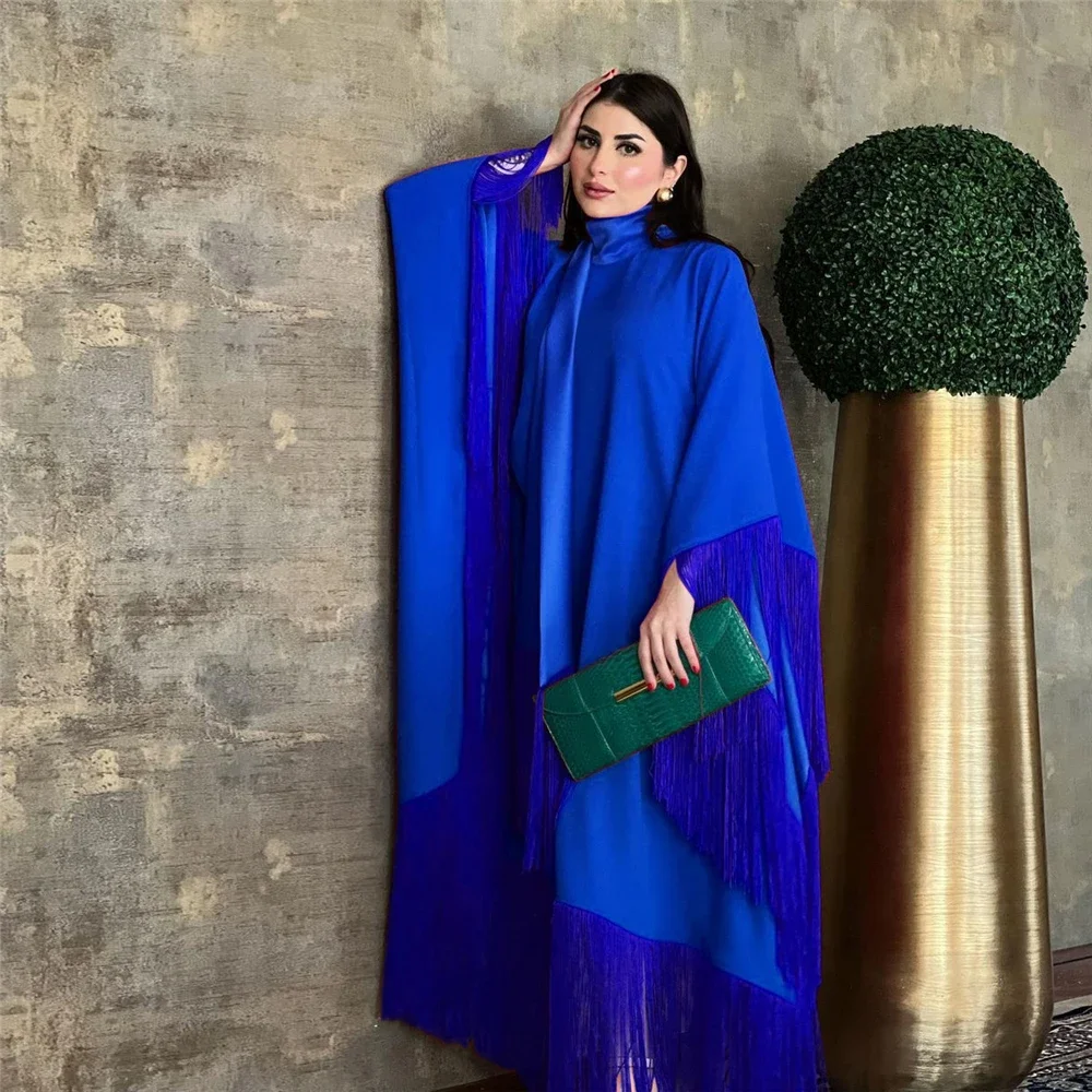 

Ramadan Tassel Hooded Scarf Abaya for Women Muslim Modest Dress Luxury Dubai Kebaya Turkey Kaftan Marocain Femme Caftan Djellaba