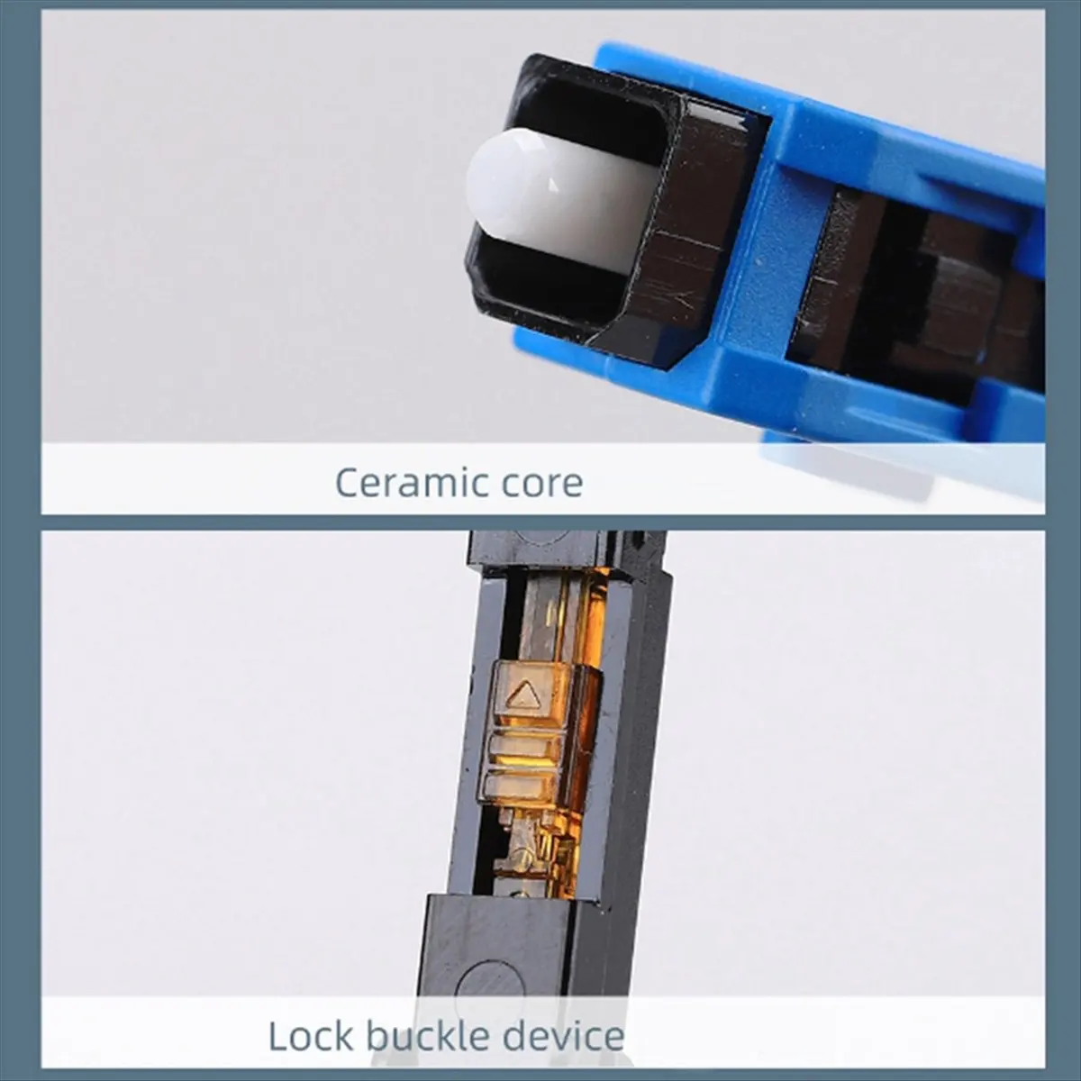 DT274 Newest 20Pcs SC/UPC Fiber Optic Fast Connectors Pre-Buried Quick Connector Fiber Assembly Adapters for Field Installation