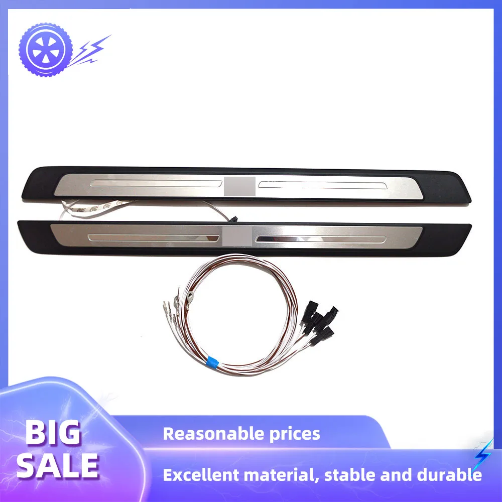 For Audi A4 B9 A5 B9 S4 S5 LED door sill with white light source on both sides of the car interior welcome pedal