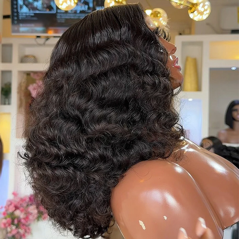 

450 High Density 16-36 Inch 13x4 HD Lace Front Loose Deep Wave 13x6 HD Lace Frontal Wig 100% Real Human Hair Remy Wigs For Women