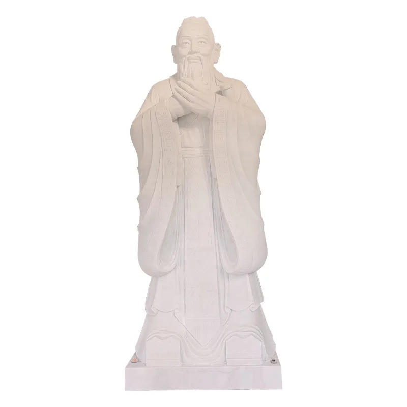 Stone statue of Confucius