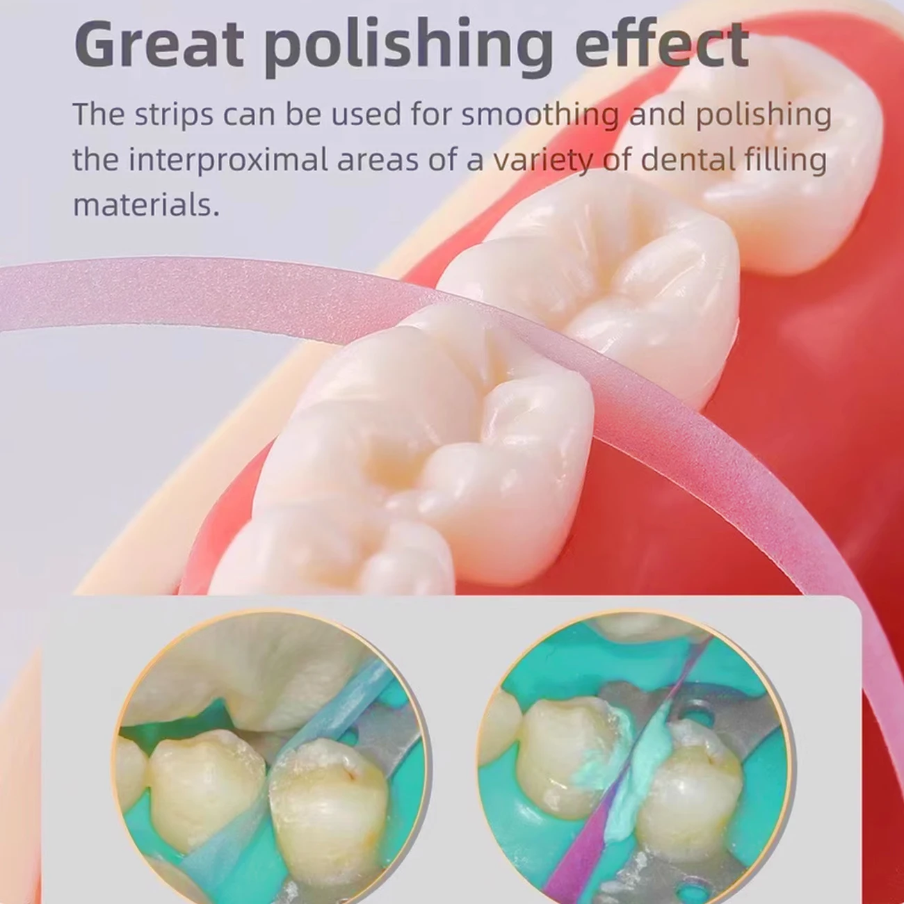 TJDent 1 Roll Dental Polishing Strip Roll Resin Tooth Grinding Sanding Teeth Whitening Tool 4mm*6m Dentistry Lab Material