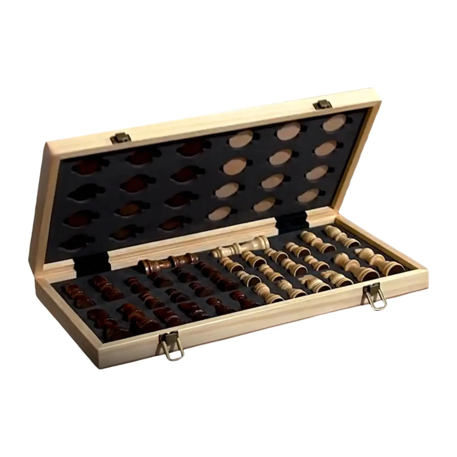 

Chess Set Classic Foldable Chess Board Wooden for Boys Girls Adults Students
