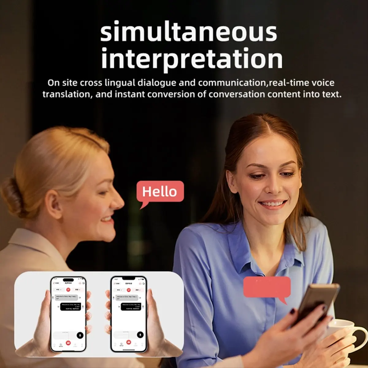 Special Offer-AI Intelligent Translator -Platform Portable Interpreter Simultaneous Multilingual Communication
