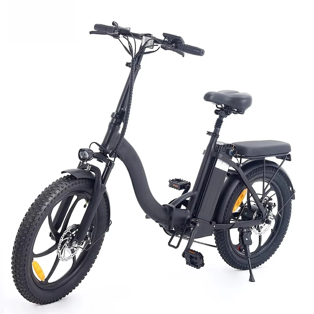 Velo Electrique Foldable Fat Tire Electric Bike City Road Riding Fold up Bicycle 350W Motor 20 Inch Folding E Bike