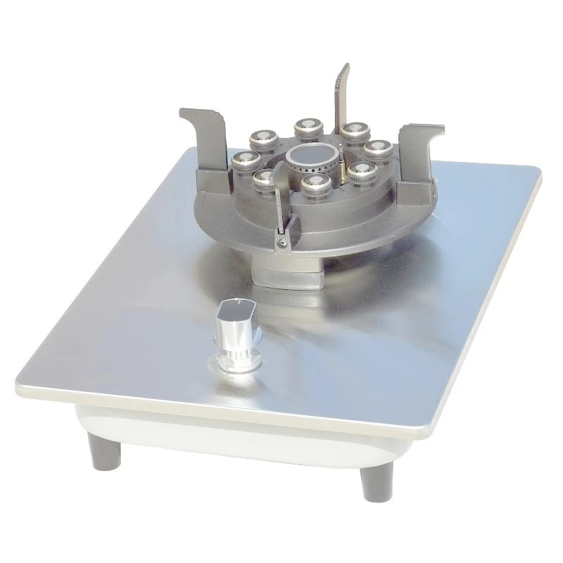 Stainless Steel Gas Stove Single Stove Nine-cavity Fire  All-steel  with Dual-purpose Single-eye Stove