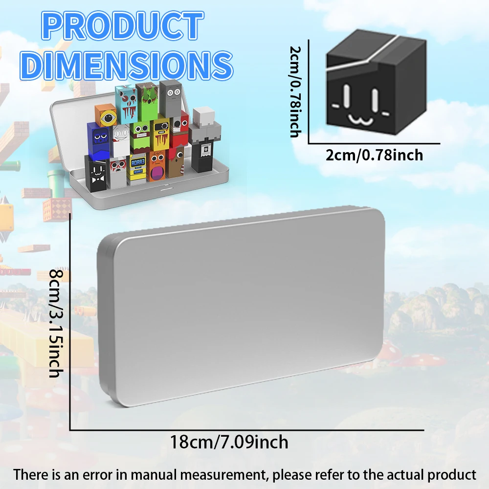 Mini blocchi magnetici, blocchi magnetici da viaggio per bambini piccoli, giocattoli magnetici con scatola di ferro portatile