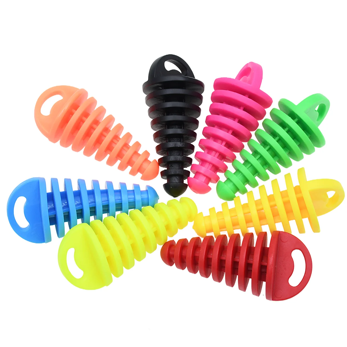 1 pçs tubo de escape da motocicleta plug silenciador lavagem plug protetor de tubo motocross tubo de escape plug mover blow-down silenciador pvc