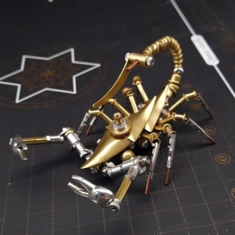 

3D Puzzle Metal Scorpion Model Kit Steampunk Mechanical Insects DIY Assembly Models Toy Puzzle Toy for teens Adults Gift