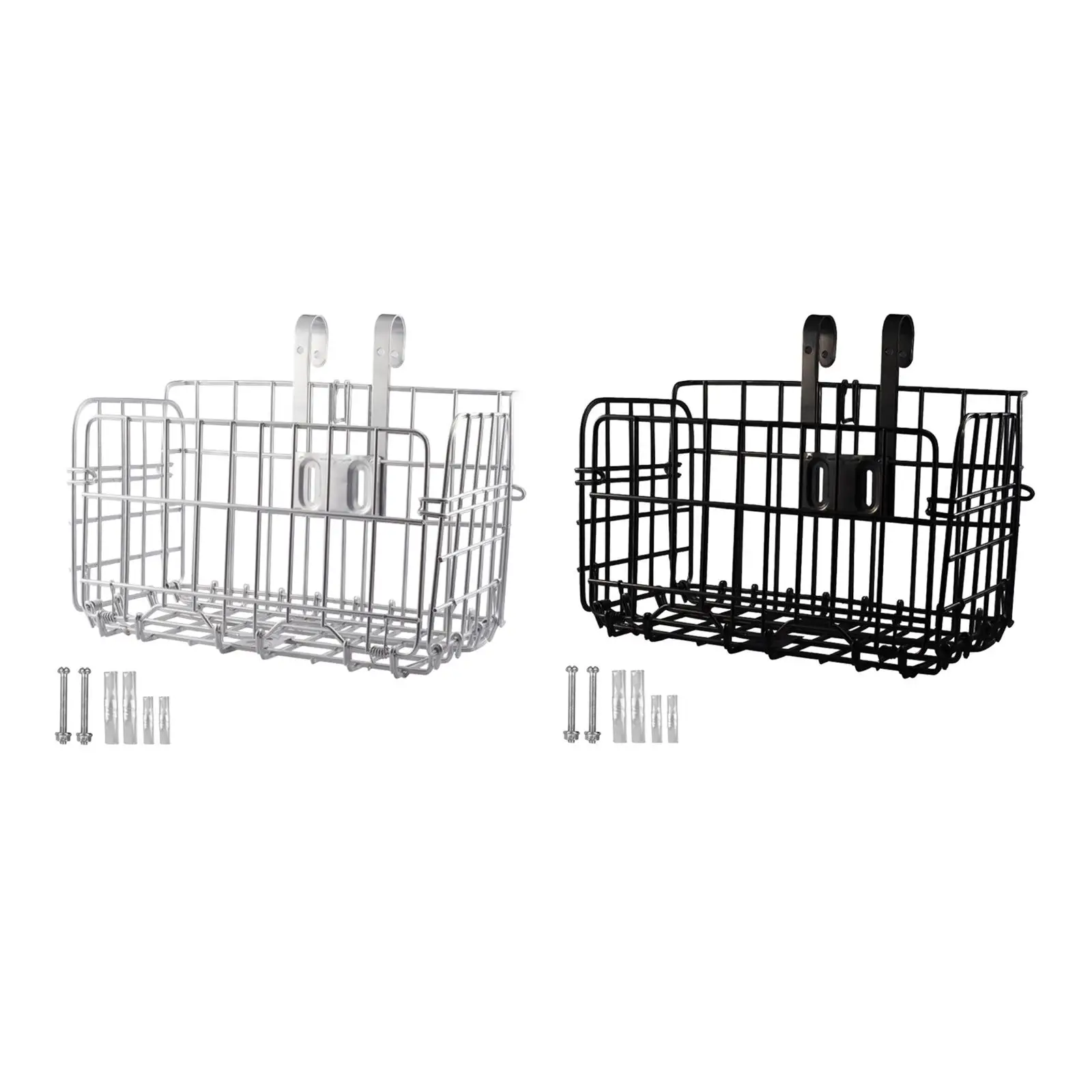 Folding Bike Front Basket Bike Front Cargo Basket for Dogs Carrier Travel Adult